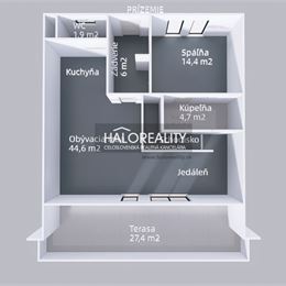 Predaj, chata Horná Mariková - VO VÝSTAVBE - EXKLUZÍVNE HALO REALITY