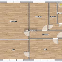 Predaj, trojizbový byt Košice Západ - Terasa, Luník II, Čapajevova - EXKLUZÍVNE HALO REALITY