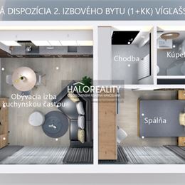 Predaj, jednoizbový byt Bratislava Petržalka, Lúky, Vigľašská - EXKLUZÍVNE HALO REALITY + VIDEOOBHLIADKA