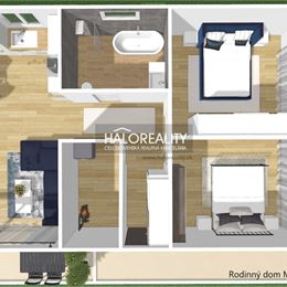Predaj, rodinný dom Malé Kršteňany, predáva sa v stave štandard - NOVOSTAVBA