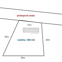 Predaj, pozemok pre rodinný dom 600 m² Prešov, Solivar