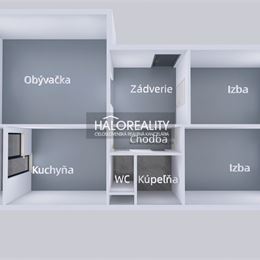 Predaj, trojizbový byt Považská Bystrica, Rozkvet - EXKLUZÍVNE HALO REALITY