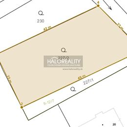 Predaj, pozemok pre rodinný dom 1000 m² Žabokreky nad Nitrou, Tehelná ul. , slnečný, mimo hlavnej cesty -