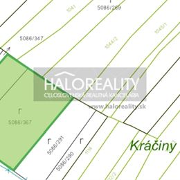 Predaj, pozemok pre rodinný dom 579 m² Nezbudská Lúčka - EXKLUZÍVNE HALO REALITY