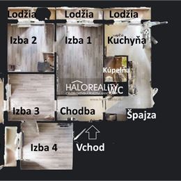 Predaj, štvorizbový byt Hnúšťa, Nábrežie Rimavy - EXKLUZÍVNE HALO REALITY