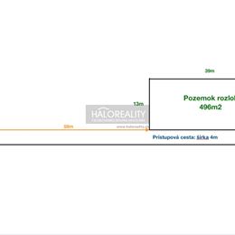 Predaj, pozemok pre rodinný dom 496 m² Prešov