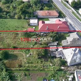 Predaj, pozemok pre rodinný dom 1266 m² Kamenín so starším rodinným domom - EXKLUZÍVNE HALO REALITY
