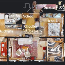 REZERVOVANÉ - Predaj, štvorizbový byt Hnúšťa, Vladimíra Clementisa - EXKLUZÍVNE HALO REALITY