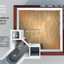 Prenájom, kancelársky priestor Bratislava Nové Mesto, Koliba, Ateliér 62,59 m²