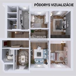 Predaj, päťizbový byt Bratislava Nové Mesto, Šancová - ZNÍŽENÁ CENA