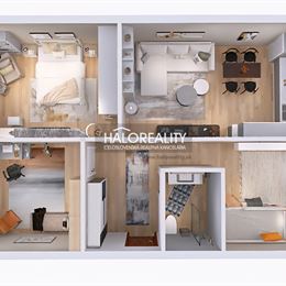 Predaj, trojizbový byt Bratislava Petržalka, Medveďovej