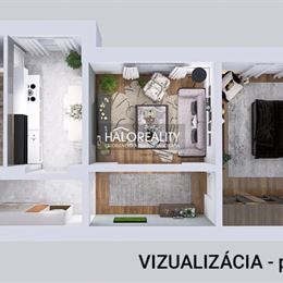 Predaj, dvojizbový byt Bratislava Nové Mesto, Šancová