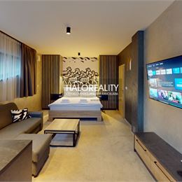 Predaj, jednoizbový byt Ružomberok, Byt v exkluzívnom chalete v Hrabovej - NOVOSTAVBA - EXKLUZÍVNE HALO