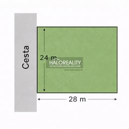 Predaj, pozemok pre rodinný dom 676 m² Galanta