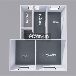 REZERVOVANÉ - Predaj, trojizbový byt Považská Bystrica, Lánska - EXKLUZÍVNE HALO REALITY