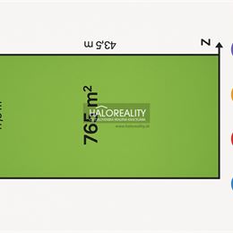 Predaj, pozemok pre rodinný dom 765 m² Rakovice