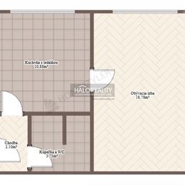 Predaj, jednoizbový byt Zvolen, Podborová