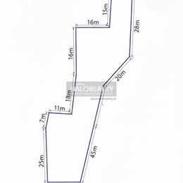 Predaj, pozemok pre rodinný dom 1302 m² Brunovce