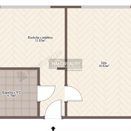 REZERVOVANÉ - Predaj, jednoizbový byt Slovenská Ľupča