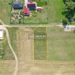 Predaj, pozemok pre rodinný dom 1224 m² Horný Lieskov - ZNÍŽENÁ CENA - EXKLUZÍVNE HALO REALITY