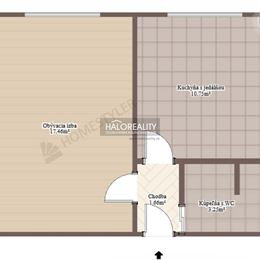 Predaj, jednoizbový byt Vlkanová - EXKLUZÍVNE HALO REALITY