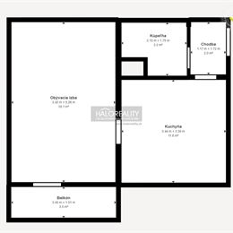 REZERVOVANÉ - Predaj, jednoizbový byt Kokava nad Rimavicou - EXKLUZÍVNE HALO REALITY