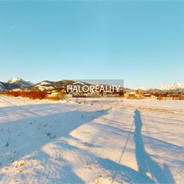 Predaj, pozemok pre rodinný dom 2147 m² Pribylina - EXKLUZÍVNE HALO REALITY