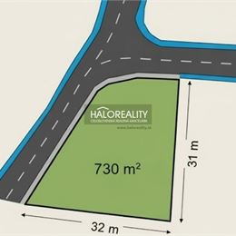 Predaj, pozemok pre rodinný dom 730 m² Madunice