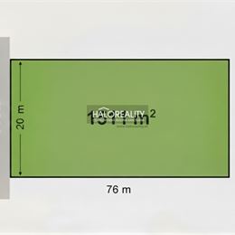 Predaj, pozemok pre rodinný dom 1511 m² Dlhá