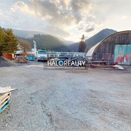 Predaj, priemyselný pozemok 2508 m² Podtureň, + 2 haly - EXKLUZÍVNE HALO REALITY