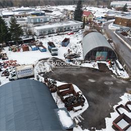 Predaj, priemyselný pozemok 2508 m² Podtureň, + 2 haly - EXKLUZÍVNE HALO REALITY