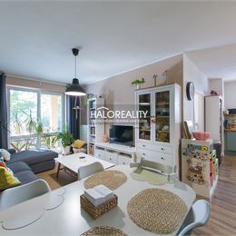 REZERVOVANÉ - Predaj, trojizbový byt Zálesie, Muškátová, s parkovacím státim a záhradkou - EXKLUZÍVNE HALO