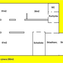 Priestory 250m2 - Hlavná ulica